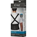 Curad Back Support with Suspenders, XL, Fits to Waist Size 38 to 42 in, Hook and Loop Closure ORT22200XLD